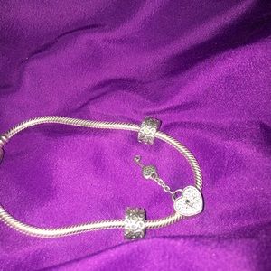 Pandora bracelet with CHARMS
